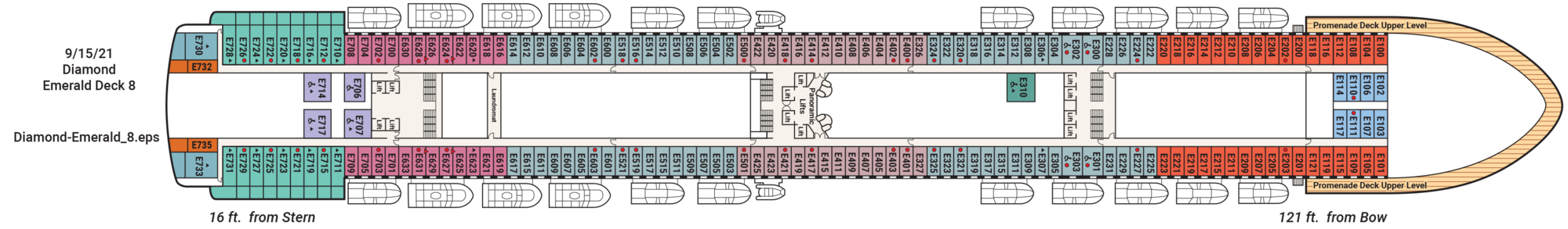 Deck 8 - Emerald plan